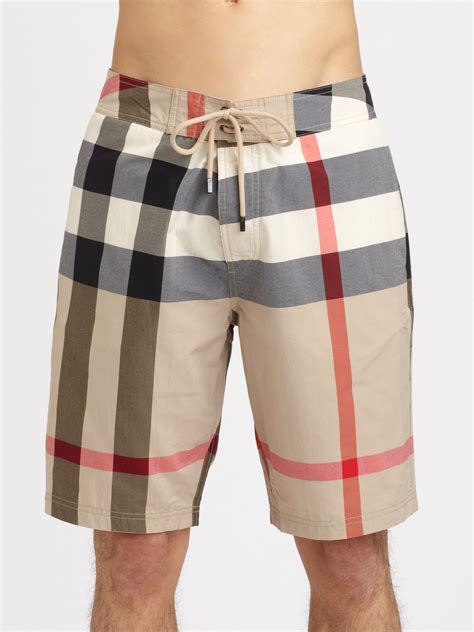 burberry mens swim trunks sale|burberry men's bathing suit.